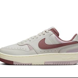 Nike Low Dunk Cream and Mauve Sneakers